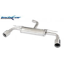 Silenciador trasero deportivo  duplex 1X102 VOLKSWAGEN GOLF 7 2.0 GTD (184cv) 2013-- Ø 55 PENDIENTE de Homologacion Europea Inox