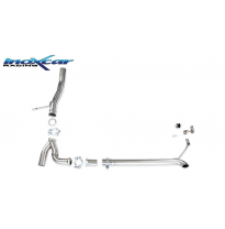 Escape trasero sin silenciador duplex RENAULT MEGANE IV GT 1.6 Tce (205cv) 2016-- Ø 60 SIN homologacion Inoxcar