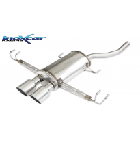 Escape trasero deportivo CEN 2X100 RACING HONDA CIVIC 1.5 Turbo (182cv) 2018-- Tubaz. Ø 50 - Raccordo Ø 51 PENDIENTE de Homo