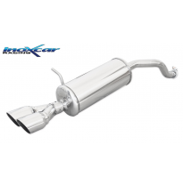 Escape trasero deportivo 2X80 RACING RENAULT CLIO 4 900 (75cv) 2018- PENDIENTE de Homologacion Europea Inoxcar