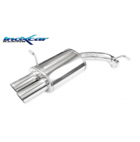 Escape trasero deportivo 2X80 RACING PEUGEOT 407 2.7 24V HDI (204CV) 2006-- SIN homologacion Inoxcar