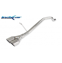 Escape trasero sin silenciador 2X80 RACING RENAULT CLIO 4 900 (75cv) 2018- SIN homologacion Inoxcar