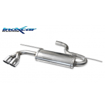 Escape trasero deportivo 2X80 X-RACE VOLKSWAGEN GOLF 7 GTE 1.4 TSI (150cv) Hybrid 2013-- Ø 55 PENDIENTE de Homologacion Euro