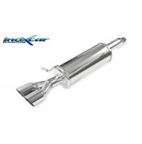 Escape trasero deportivo 2X80 RACING VOLKSWAGEN POLO (type AW) 2.0 GTI (200cv) 2018-- PENDIENTE de Homologacion Europea Inox