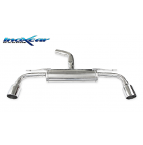 Escape trasero deportivo 1X100 X-RACE Salida Izq. + Dcha. VOLKSWAGEN GOLF 7.5 2.0 GTI (245cv) 2017-- CON Homologacion Europe