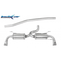 Tubo central directo + 2 SIL Salida Izq. + Dcha. LAND ROVER EVOQUE 2.2 sd4 (190cv) 2011-- SIN homologacion Inoxcar