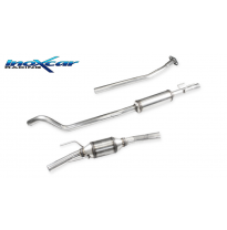 Tubo de sustitución del catalizador + Tubo central directoS + Escape trasero gr. N45 Ø OPEL CORSA B 1.6 16V GSI (106cv) 1994-200