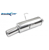 Escape trasero deportivo 1X102 PEUGEOT 106 2° serie 1.1 (60CV) 1996-2000 CON Homologacion Europea Inoxcar