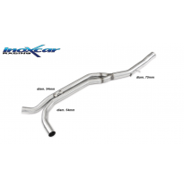 Tubo central directo PORSCHE PORSCHE MACAN 3.0 S TDI V6 (250cv) 2013-- SIN homologacion Inoxcar