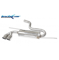 Escape trasero deportivo 2X80 RACING AUDI A3 (Type 8P) 2.0 16V TFSI (200CV) 2005-- CON Homologacion Europea Inoxcar