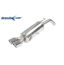 Escape trasero deportivo 2X80 X-RACE PEUGEOT 207 1.6 16V GTI (175CV) 2007-- Ø 55 CON Homologacion Europea Inoxcar