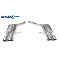 Escape trasero deportivo 2X100 RACING Salida Izq. + Dcha. PORSCHE PORSCHE MACAN 3.0 S TDI V6 (250cv) 2013-- SIN homologacion