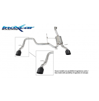 Escape trasero deportivo 1X100 BLACK CERAMIC Salida Izq. + Dcha. SUZUKI SWIFT 1.4 Sport Hybrid (129cv) 2020-- PENDIENTE de H