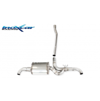 Silenciador trasero deportivo  Salida Izq. + Dcha. + Válvula con montaje de motor eléctrico de serie MERCEDES CLASSE A (Type W17