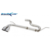 Escape trasero sin silenciador 2X80 RACING VOLKSWAGEN GOLF 7 GTE 1.4 TSI (150cv) Hybrid 2013-- Ø 55 SIN homologacion Inoxcar