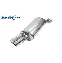 Escape trasero 2X70 RACING BMW E30 - Serie 3 320 IS 2.0 16V (192cv) (kit M-TECH) 1989-1991 Ø 45 Inoxcar SIN HOMOLOGACION