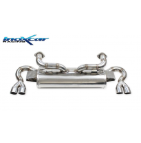 Escape trasero 2X60 RACING Salida Der. + Izq. FERRARI  MONDIAL T 3.4 (300cv) 1989-- NEW Inoxcar SIN HOMOLOGACION