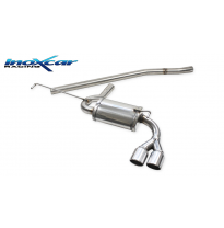 Escape trasero deportivo 2X80 X-RACE FIAT 500 X 1.0 (120cv) Restyling 2019-- PENDIENTE de Homologacion Europea Inoxcar