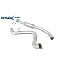 Tubo central con silenciador (60mm) SUBARU IMPREZA 4WD 2.5T WRX STI 08MY (300CV) 2008-- CON Homologacion Europea Inoxcar