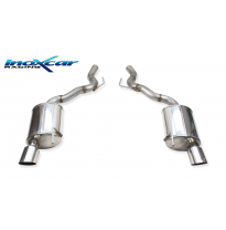 Escape trasero 1X100 RACING Salida Der. + Izq. FORD MUSTANG MK6 GT 5.0 V8 (422cv) 2015-2017 Inoxcar SIN HOMOLOGACION