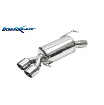 Escape trasero deportivo 2X80 X-RACE AUDI A4 (Type 8K) B8 2.0 TFSi 4WD (211cv) 2008-- SIN homologacion Inoxcar