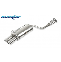 Escape trasero deportivo 2X80 RACING BMW E36 325i 24V (192CV) /  CON Homologacion Europea Inoxcar