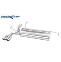 Escape trasero deportivo 2X80 RACING  PEUGEOT 206 RC 2.0 16V (177CV) --2006 diam. 63 CON Homologacion Europea Inoxcar