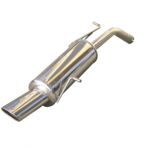 Escape trasero deportivo 1X120X80 PEUGEOT 207 1.6 16V THP (150CV) 2006-- Ø 50 CON Homologacion Europea Inoxcar