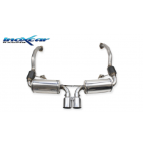 Escape trasero CEN 2X90 RACING + CAT 200 CPSI PORSCHE CAYMAN 987 2.7i (245cv) 2007-2008 Inoxcar SIN HOMOLOGACION