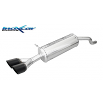 Escape trasero 2X80 RACING BLACK CERAMIC RENAULT CLIO 4 1.5 Dci (100cv) 2012-- Inoxcar PENDIENTE DE HOMOLOGACION