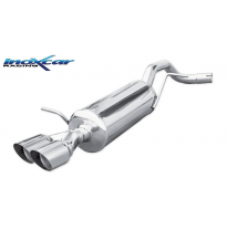 Escape trasero deportivo 2X80 RACING SKODA FABIA (Type 5J) 1.4 Tsi RS DGS (180CV) 2012-- CON Homologacion Europea Inoxcar