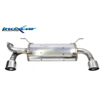 Escape trasero 1X114 RACING Salida Der. + Izq. - SALDATURA TIG / TIG WELDED TOYOTA GT 86 2.0 (200CV) 2012-- Inoxcar CON HOMOLOGA