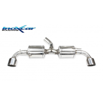 Escape trasero doble 1X100 X-RACE Salida Izq. + Dcha. TOYOTA YARIS 1.6 GR (261cv) 2020-- PENDIENTE de Homologacion Europea I