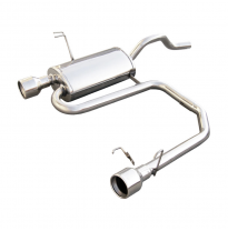 Silenciador trasero deportivo  duplex 1X102 FIAT PUNTO (Type 188) 1.2 16V SPORTING (80CV) 1999-2003 Ø 42 CON Homologacion Europe