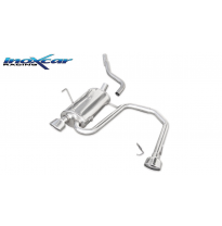 Silenciador trasero deportivo  duplex 1X120X80 FIAT PUNTO (Type 188) 1.8 16V HGT (131CV) 1999-2003 Ø 50 CON Homologacion Europea