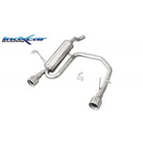 Silenciador trasero deportivo  duplex 1X102 FIAT PUNTO 2B (Type 188) 1.3 MJET (70CV) 2003-- Ø 48 CON Homologacion Europea Inoxca