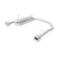 Silenciador trasero deportivo  duplex 1X102 PEUGEOT 206 CC CC 1.6 16V (109CV) 2001-- CON Homologacion Europea Inoxcar