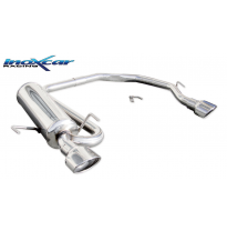 Silenciador trasero deportivo  duplex 1X120X80 PEUGEOT 306 2.0 HDI (90CV) / 1.9 TD (90CV) 1997-- CON Homologacion Europea Inoxca