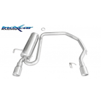 Silenciador trasero deportivo  duplex 1X80 PEUGEOT 306 2.0 HDI (90CV) / 1.9 TD (90CV) 1997-- CON Homologacion Europea Inoxcar