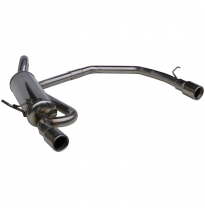 Silenciador trasero deportivo  duplex 1X102 RENAULT CLIO 2 RS 2.0 fase1 (172CV) 2000-2001 Ø 54 CON Homologacion Europea Inoxcar