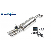 Escape trasero deportivo 2X70 Racing + Válvula con kit de vacío + mando a distancia AUDI A1 (Type GB) Ø  Attacchi 60mm SIN h