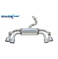 Escape trasero 2X100 RACING Salida Der. + Izq. + Valvole con montaggio motorini elettrici di serie AUDI A3 (Type 8Y - GY) SPORTB