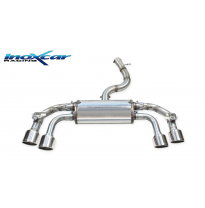 Escape trasero 2X100 X-RACE Salida Der. + Izq. + Valvole con montaggio motorini elettrici di serie AUDI A3 (Type 8Y - GY) SPORTB