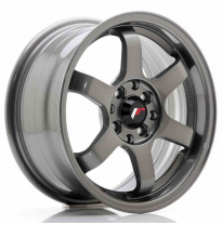 LLANTA JR Wheels JR3 15x7 ET40 4x100/114 Gun Metal JAPAN RACING