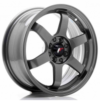 LLANTA JR Wheels JR3 16x7 ET25 4x100/108 Gun Metal JAPAN RACING