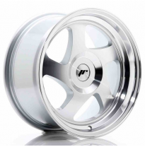 LLANTA JR Wheels JR15 16x8 ET25 Blank Silver Machined JAPAN RACING