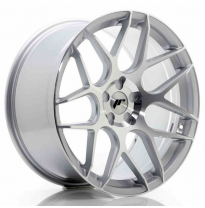 LLANTA JR Wheels JR18 20x10 ET20-45 5H Blank Silver Machined JAPAN RACING