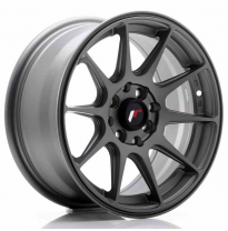 LLANTA JR Wheels JR11 15x7 ET30 4x100/108 Matt Gun Metal JAPAN RACING