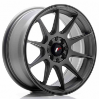 LLANTA JR Wheels JR11 16x7 ET25 4x100/108 Matt Gun Metal JAPAN RACING