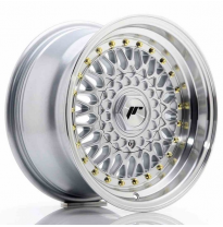 LLANTA JR Wheels JR9 15x8 ET20 BLANK Silver w/Machined Lip JAPAN RACING